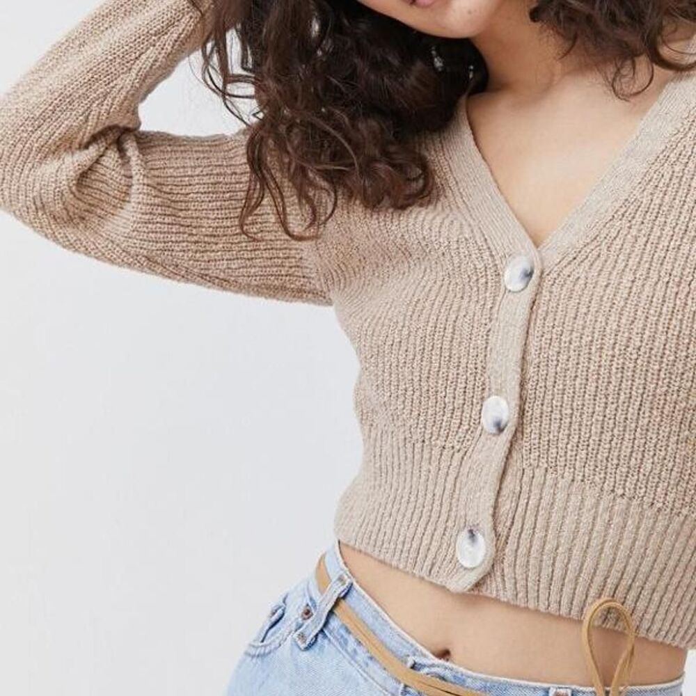 Urban-outfitters Women's Tan Cardigan